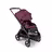 Bugaboo Dragonfly seat stroller black base, dark cherry red fabrics, dark cherry red sun canopy - Thumbnail Slide 3 van 16
