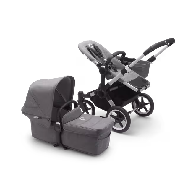 Bugaboo Donkey 3 mono complete | ALU/GREY MELANGE-GREY MELANGE - Main Image Slide 2 of 4
