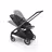 Bugaboo Dragonfly seat stroller black base, dark cherry red fabrics, dark cherry red sun canopy - Thumbnail Slide 9 of 16