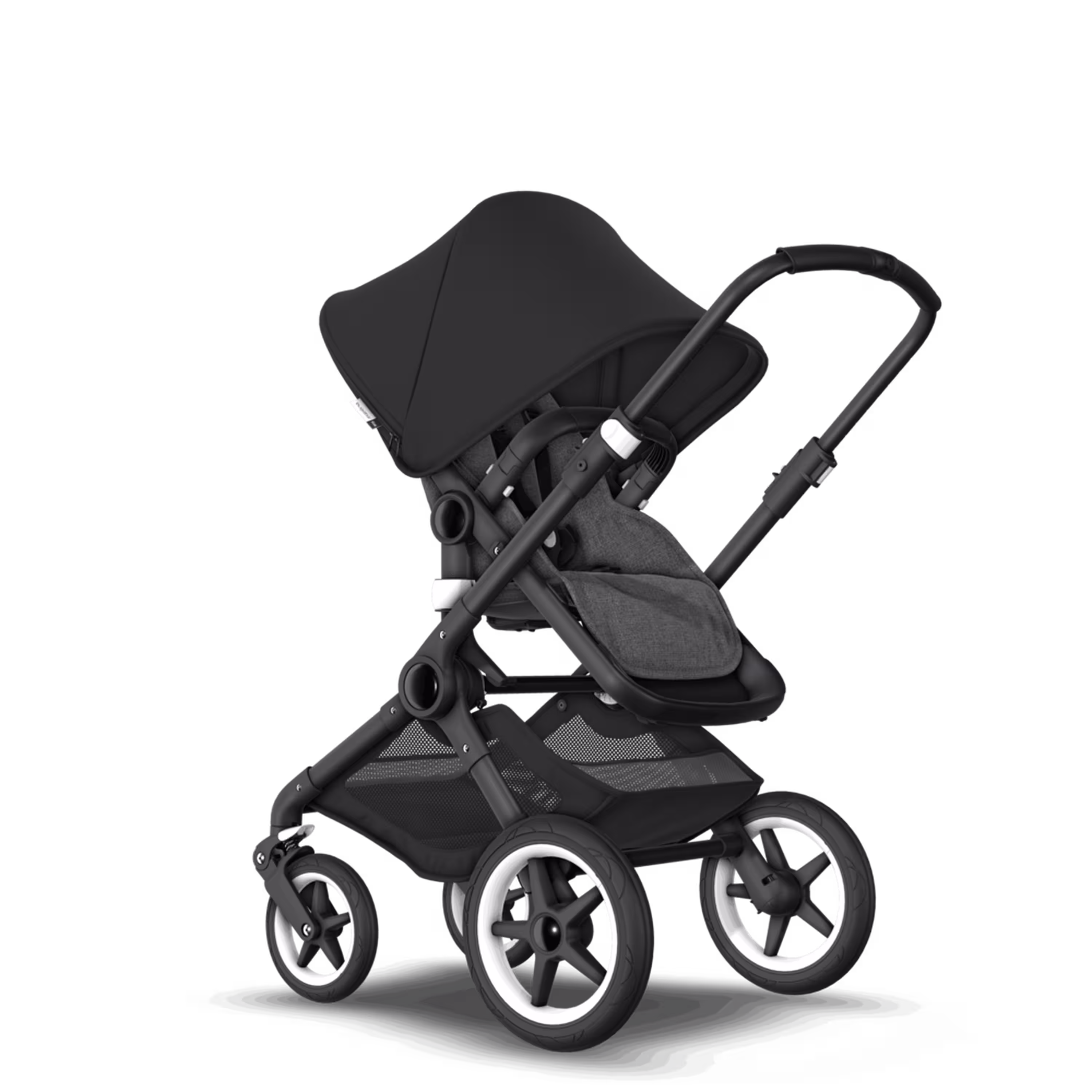 Refurbished Bugaboo Fox complete UK BLACK/GREY MELANGE-GREY MELANGE - Main Modal Image Slide 1 of 2