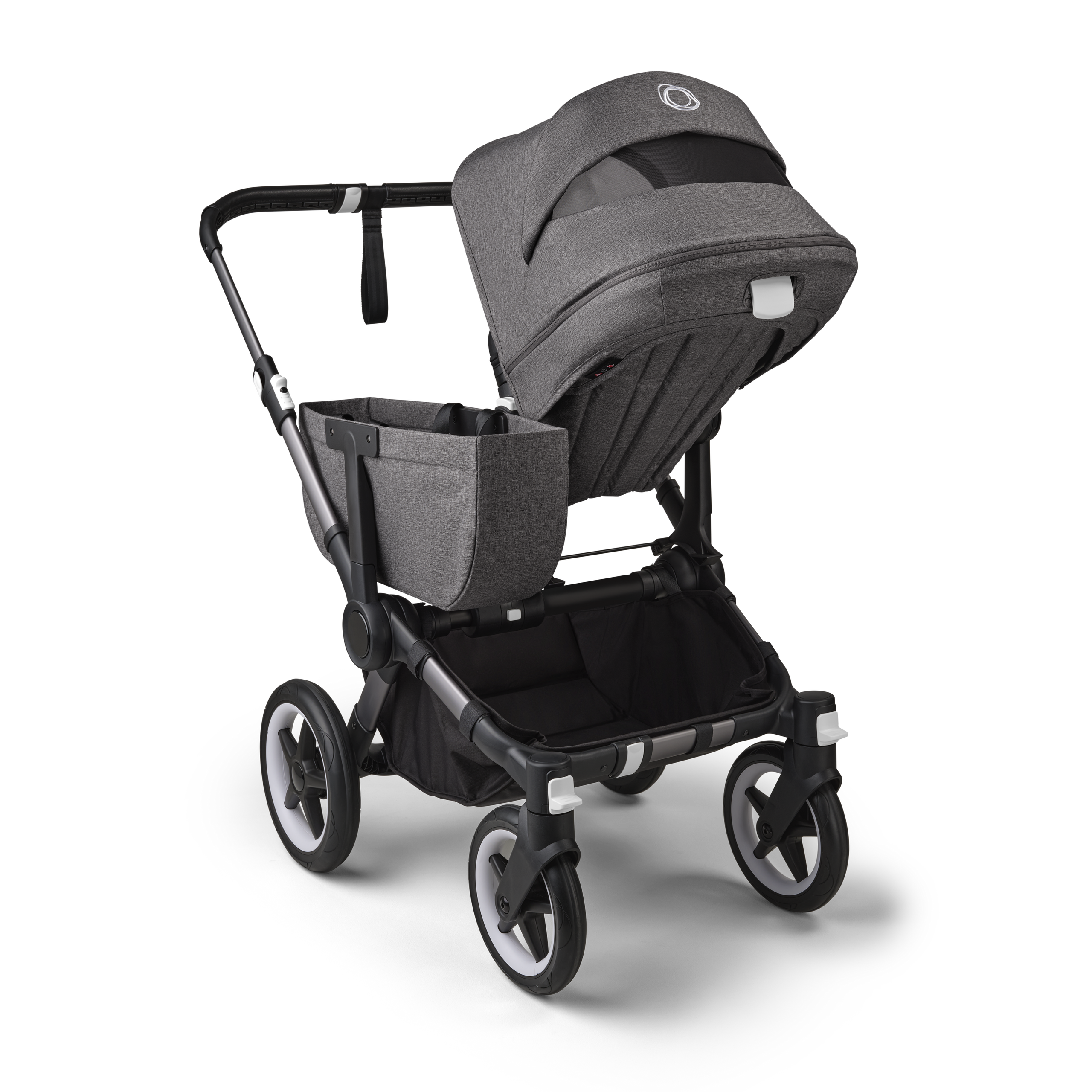 Refurbished Bugaboo Donkey 5 Mono complete UK GRAPHITE/GREY MÉLANGE-GREY MÉLANGE - Thumbnail Slide 3 of 9