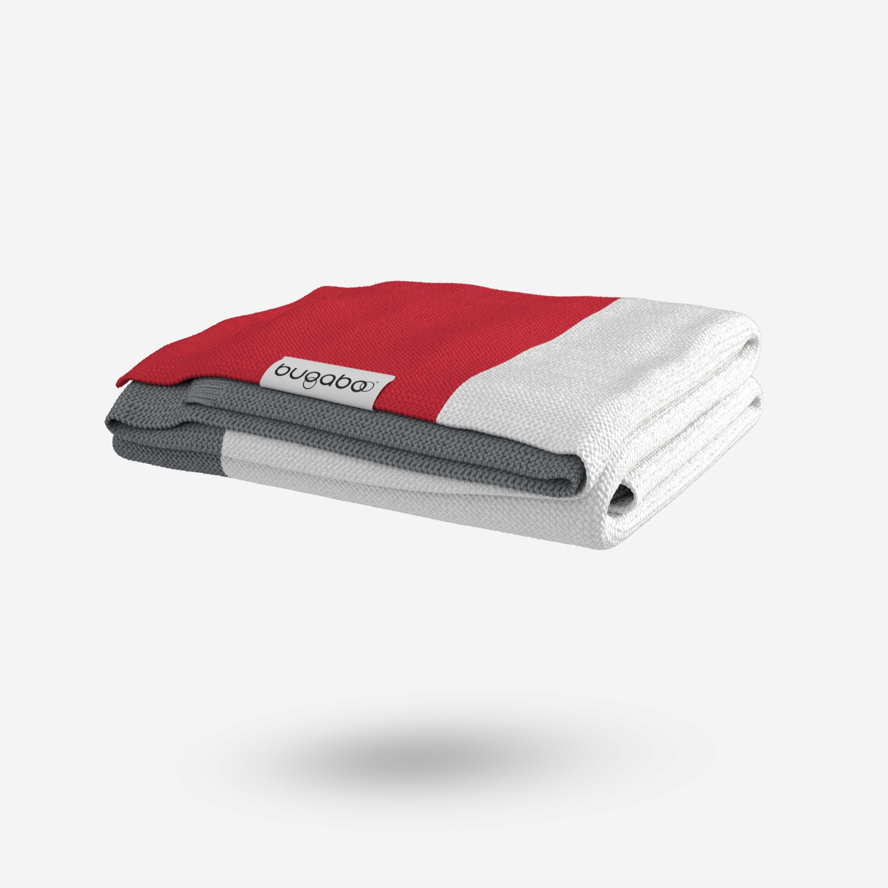 Refurbished Bugaboo Light Cotton Blanket - NEON RED MULTI - Main Modal Image Slide 8 of 10