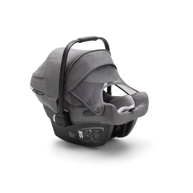Bugaboo Turtle air by Nuna 2020 car seat GREY with Isofix wingbase