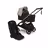 Bugaboo Dragonfly Plus 2-in-1 stroller graphite base, heritage black fabrics, desert taupe sun canopy - Thumbnail Slide 1 of 10