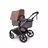 Bugaboo Fox 5 Renew 2-in-1 stroller graphite base, moon grey fabrics, dusty pink sun canopy - Thumbnail Slide 2 of 12