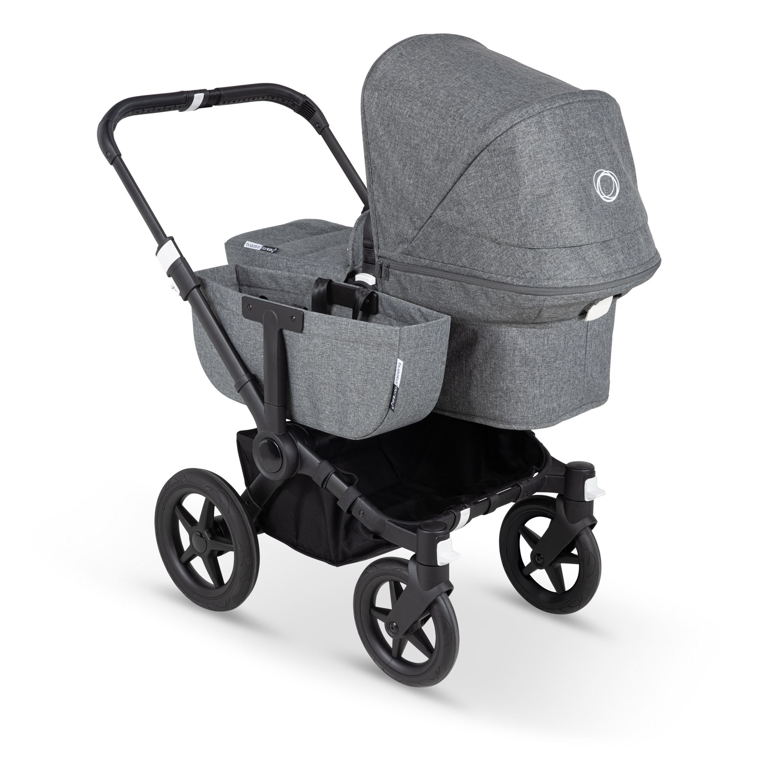 Bugaboo Donkey3 sun canopy GREY MELANGE - Thumbnail Slide 17 of 22