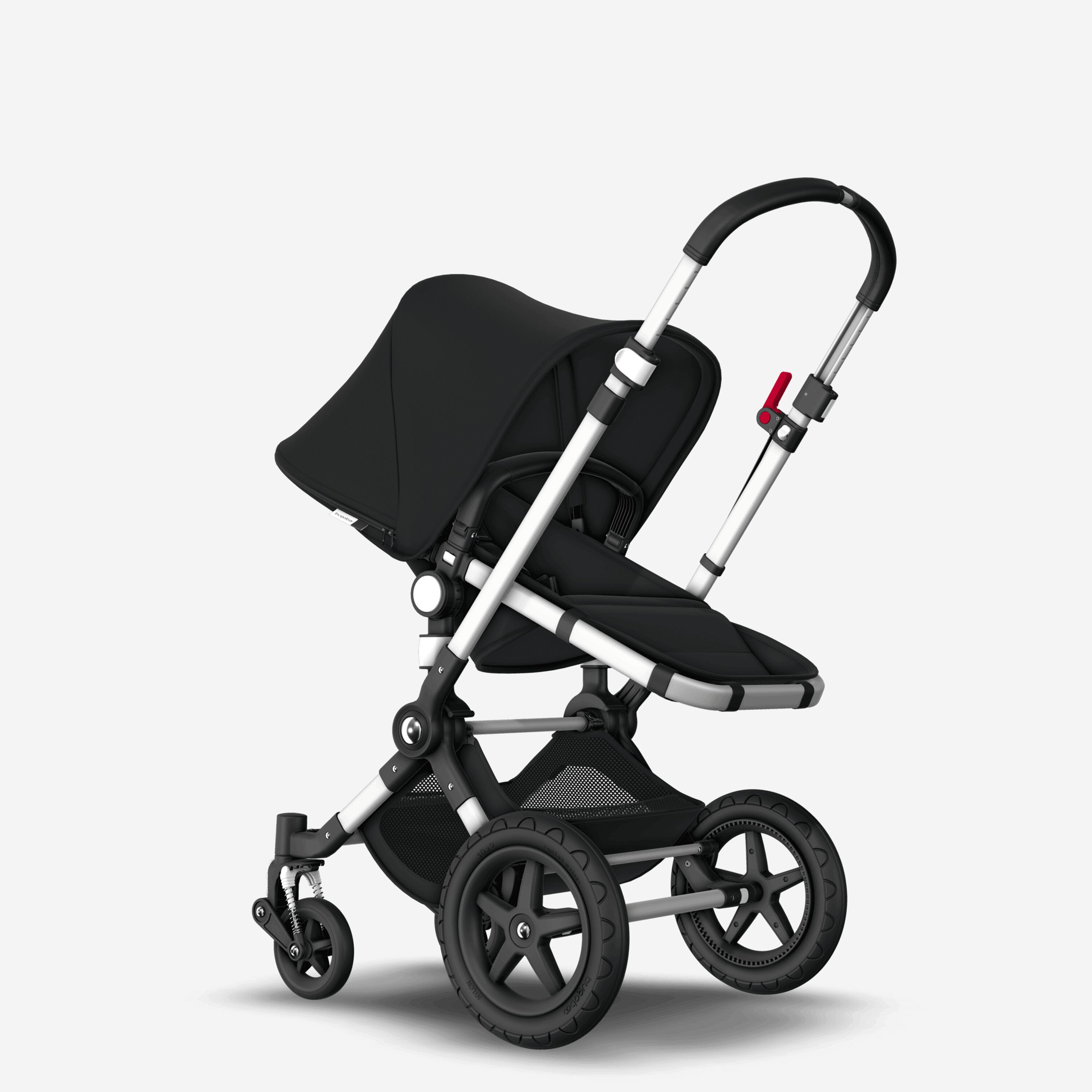 Bugaboo Cameleon 3 Plus seat and bassinet pram black sun canopy, black fabrics, aluminium base - Main Modal Image Slide 1 of 2