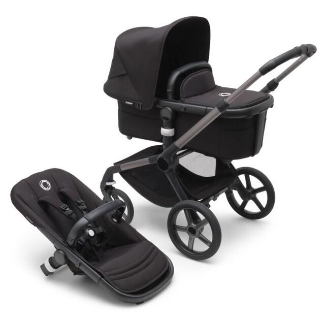 Refurbished Bugaboo Fox 3 complete GRAPHITE/MIDNIGHT BLACK-MIDNIGHT BLACK - Main Image Slide 3 of 3