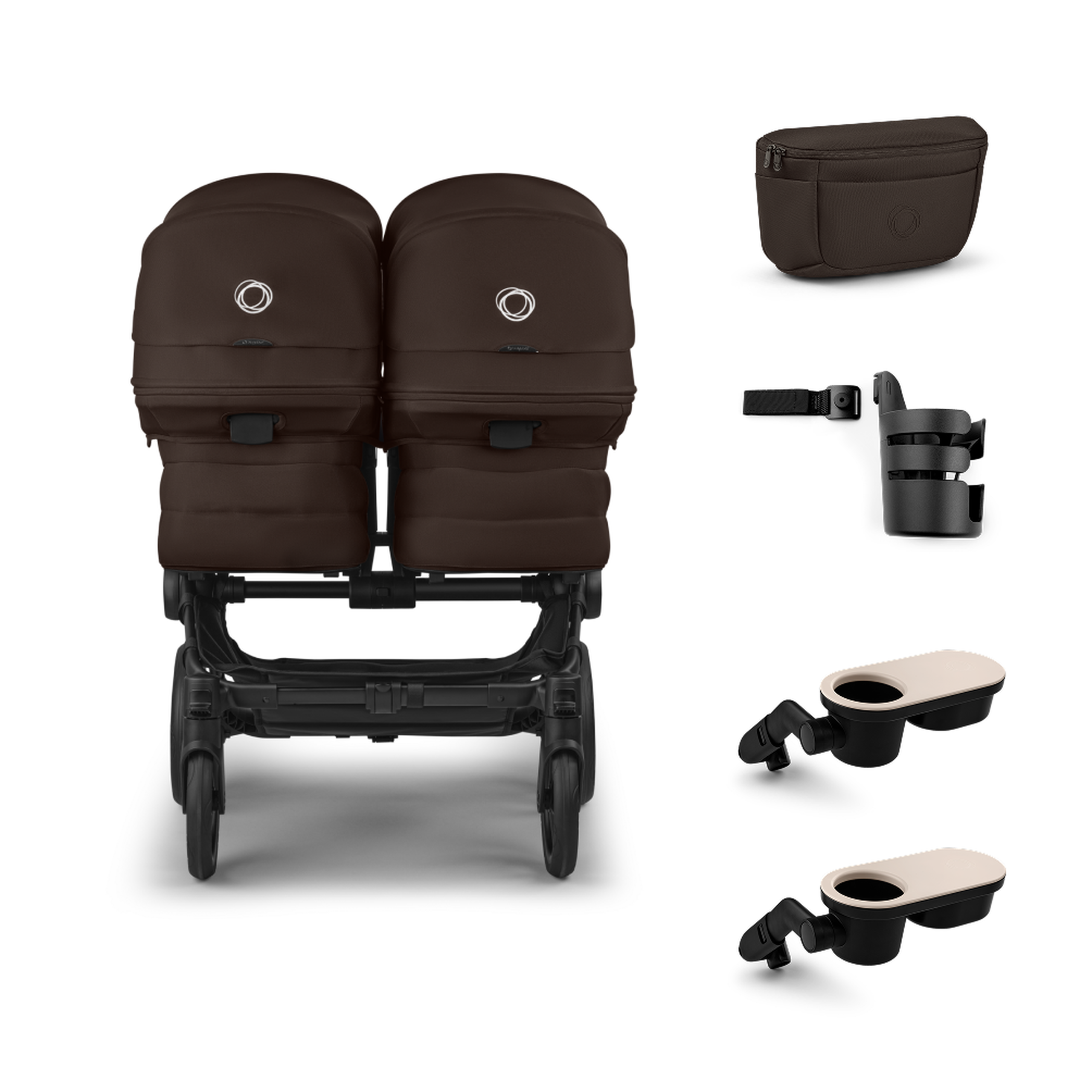 Bugaboo Donkey 6 twin stroller Essentials Bundle - Thumbnail Slide 1 of 5
