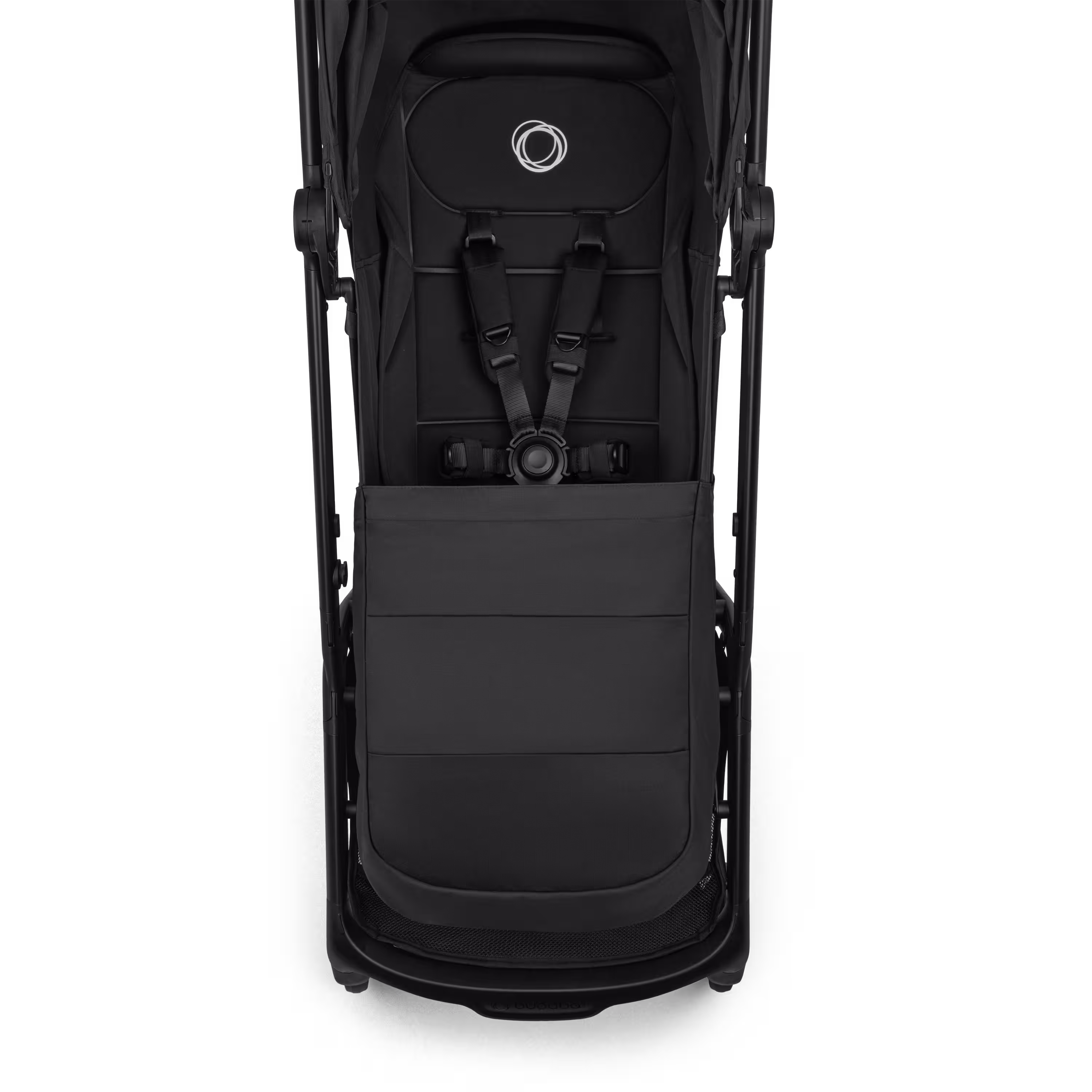 Bugaboo Butterfly 2 Plus travel stroller black base, dusty pink fabrics, dusty pink sun canopy - Main Modal Image Slide 8 of 12