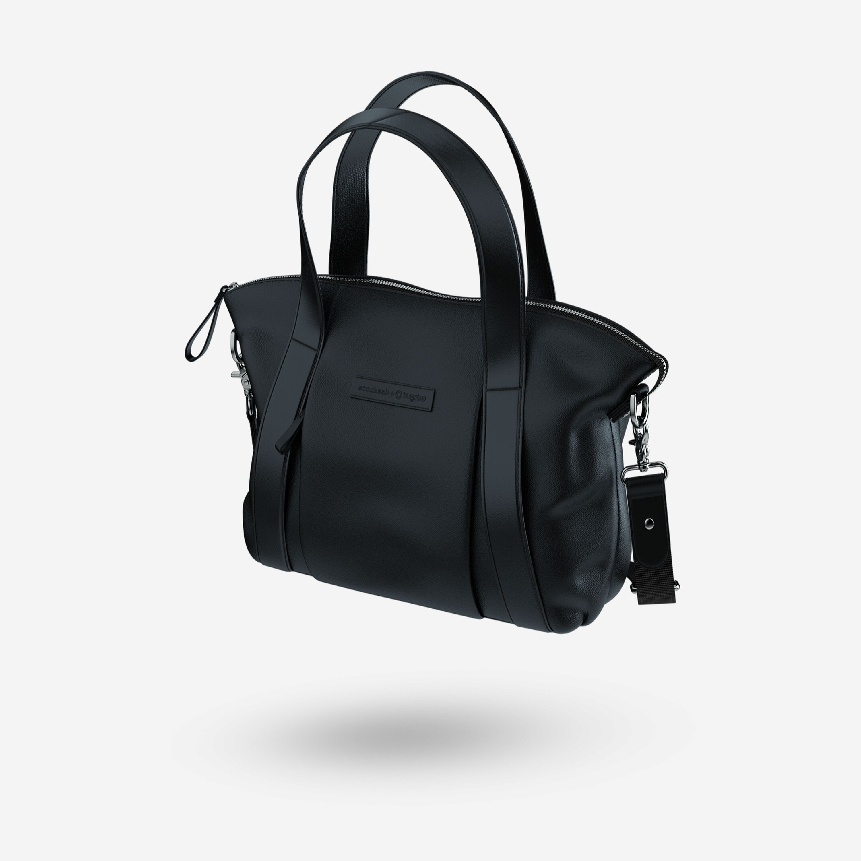 Refurbishehd storksak + Refurbished Bugaboo leather bag BLACK - Main Modal Image Slide 1 of 8