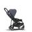 Bugaboo Bee 5 seat stroller steel blue sun canopy, grey melange fabrics, black base - Thumbnail Slide 6 of 6