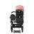 Bugaboo Donkey 5 Mono 2-in-1 stroller graphite base, midnight black fabrics, morning pink sun canopy - Thumbnail Slide 2 of 11