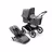 Refurbished Bugaboo Fox 3 complete GRAPHITE/GREY MELANGE-GREY MELANGE - Thumbnail Slide 1 van 6