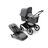 Refurbished Bugaboo Fox 3 complete GRAPHITE/GREY MELANGE-GREY MELANGE - Thumbnail Slide 1 of 6