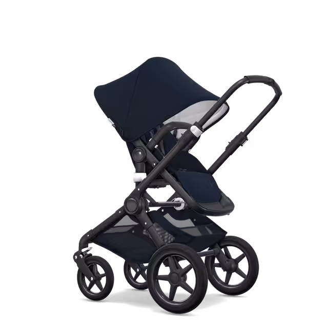 Refurbished Bugaboo Fox Classic complete UK BLACK/DARK NAVY - Main Image Slide 1 of 3