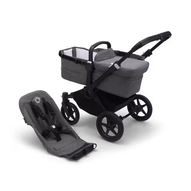 Bugaboo Donkey 5 base BLACK/ GREY MÉLANGE - Main Image Slide 1 of 1