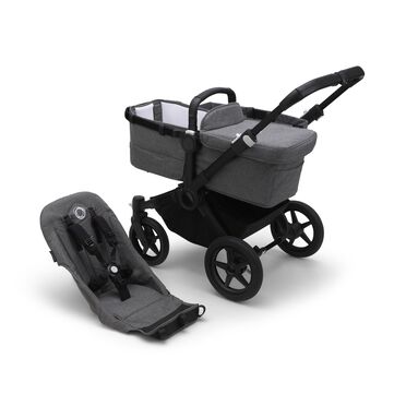 Bugaboo Donkey 5 base BLACK/ GREY MÉLANGE