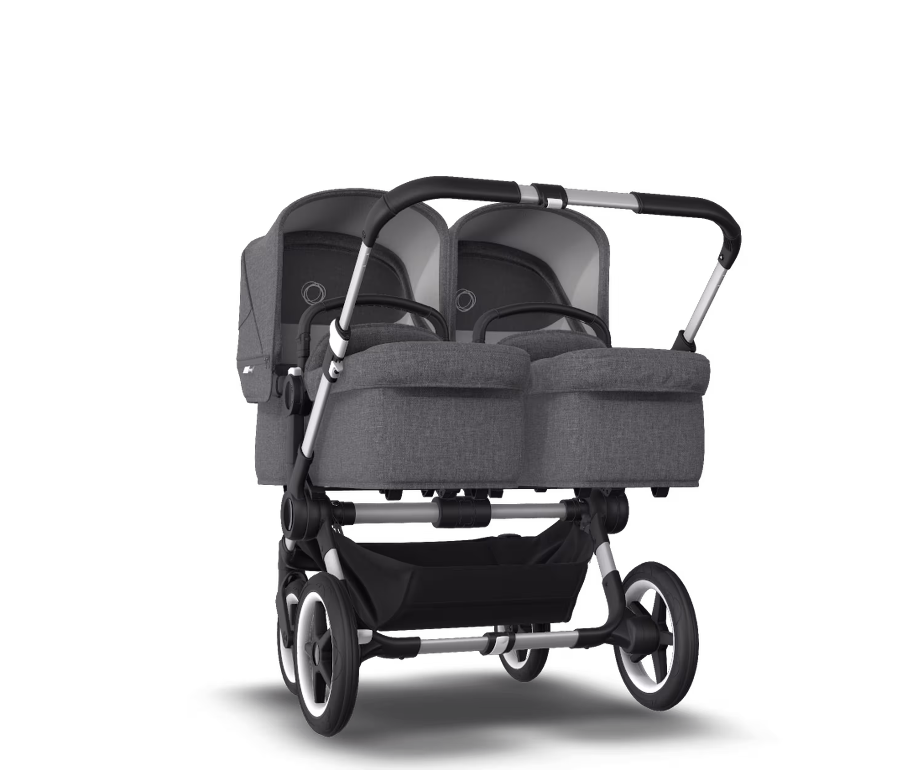 US - Bugaboo D3T stroller bundle aluminum grey melange grey melange - Main Modal Image Slide 3 of 6