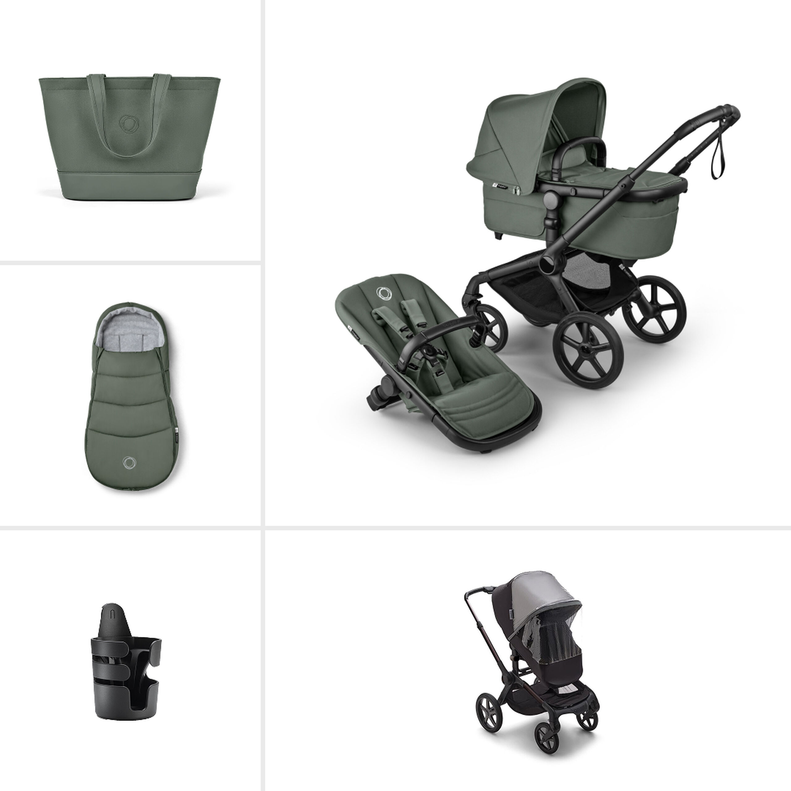 Bugaboo Fox 5 Renew Essential stroller bundle (winter) - Thumbnail Slide 1 of 6