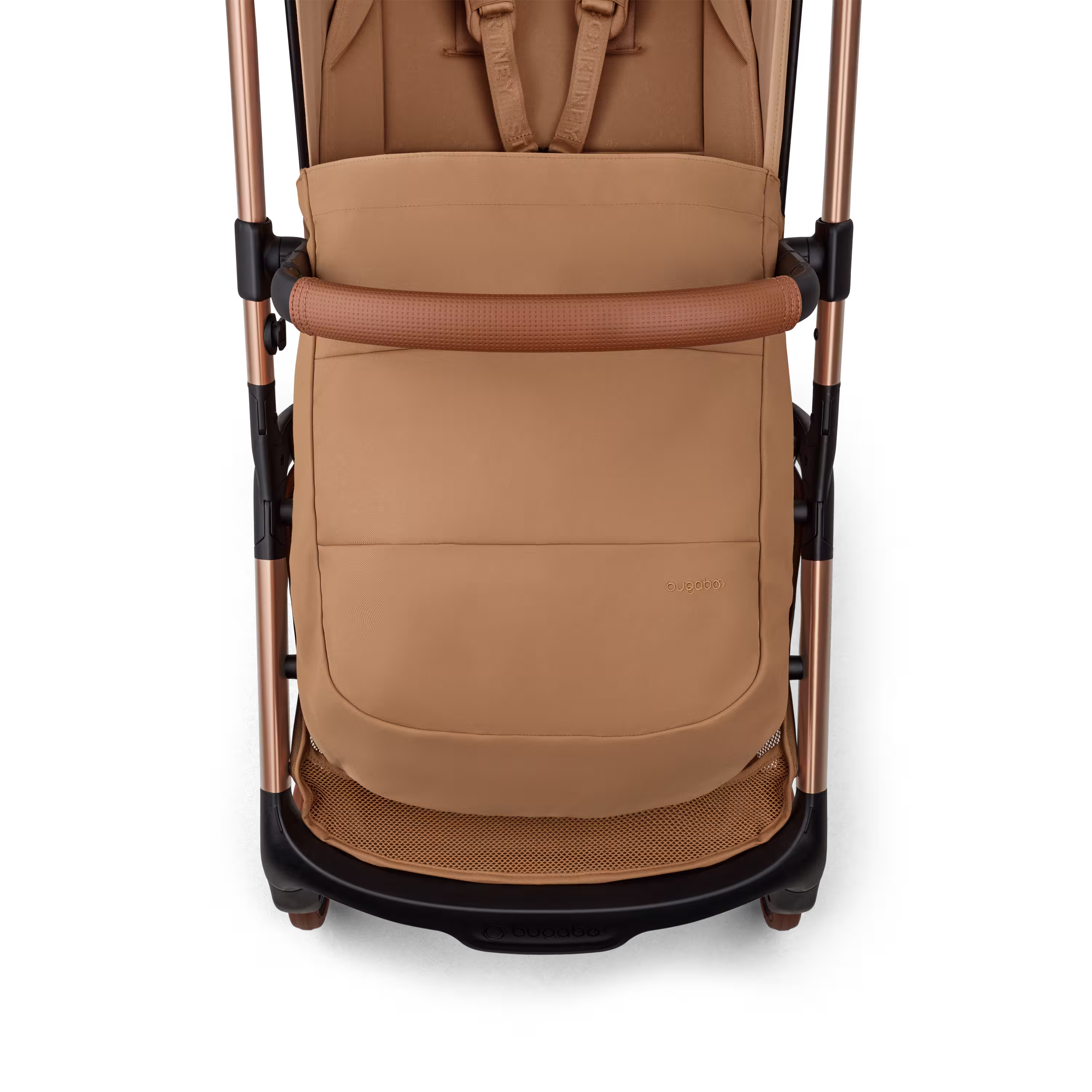 Bugaboo x Stella McCartney Butterfly 2 Plus travel stroller tobacco brown base, tobacco brown fabrics, tobacco brown sun canopy - Main Modal Image Slide 8 of 12