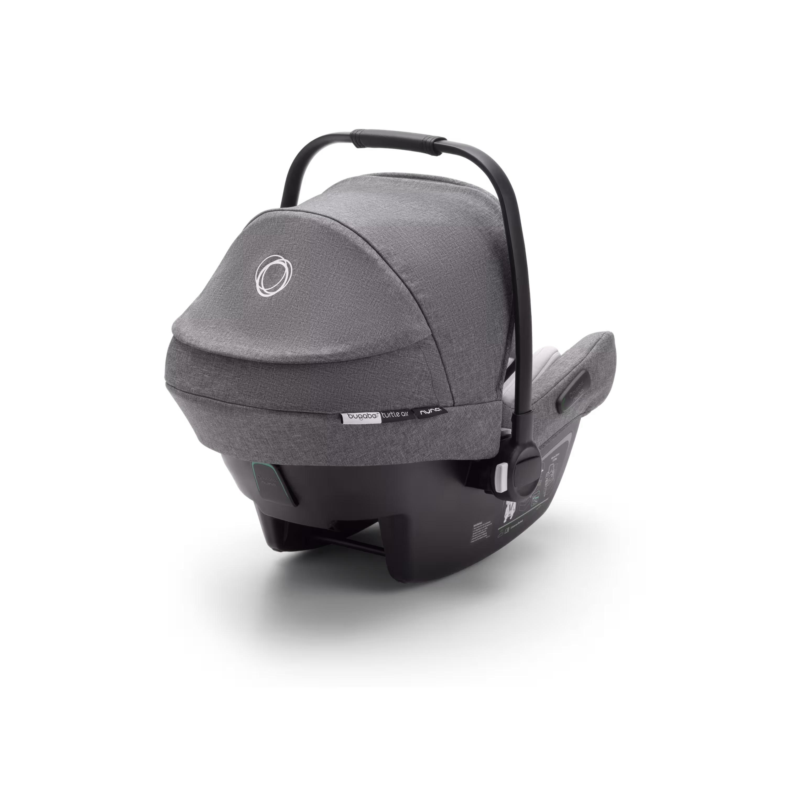 Bugaboo Donkey 3 Duo travel system grey melange sun canopy, grey melange fabrics, black base - Main Modal Image Slide 11 of 14
