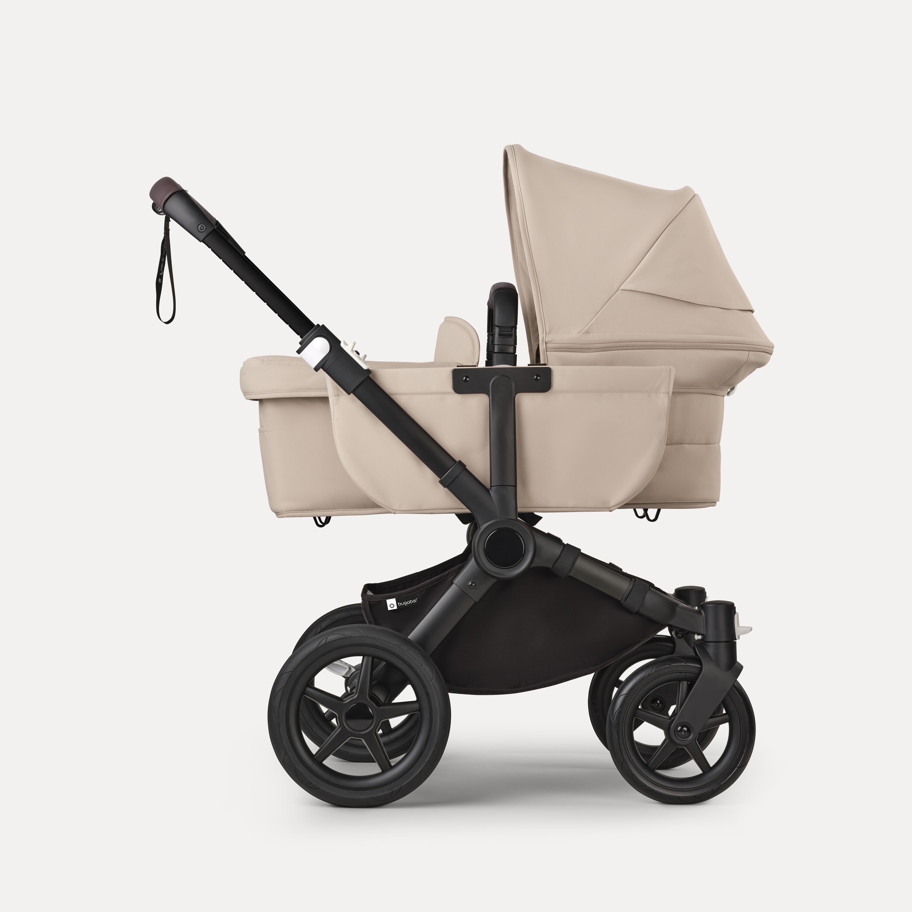Bugaboo Donkey 5 Mono 2-in-1 stroller black base, desert taupe fabrics, desert taupe sun canopy - Main Modal Image Slide 3 of 12
