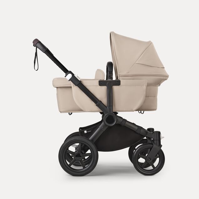 Bugaboo Donkey 5 Mono 2-in-1 stroller black base, desert taupe fabrics, desert taupe sun canopy - Main Image Slide 3 of 12