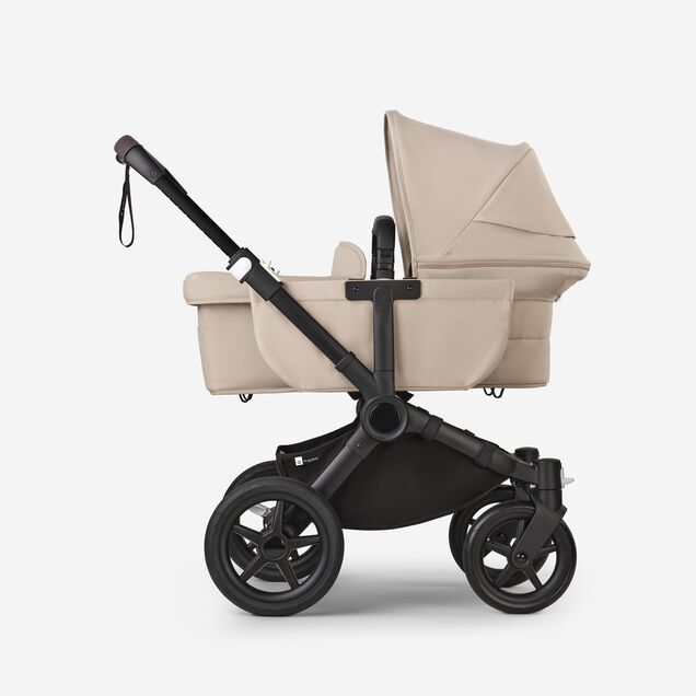 Bugaboo Donkey 5 Mono 2-in-1 stroller black base, desert taupe fabrics, desert taupe sun canopy - Main Image Slide 3 of 12