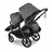 Bugaboo Kangaroo tandem pram black base, forest green fabrics, forest green sun canopy - Thumbnail Slide 12 of 12