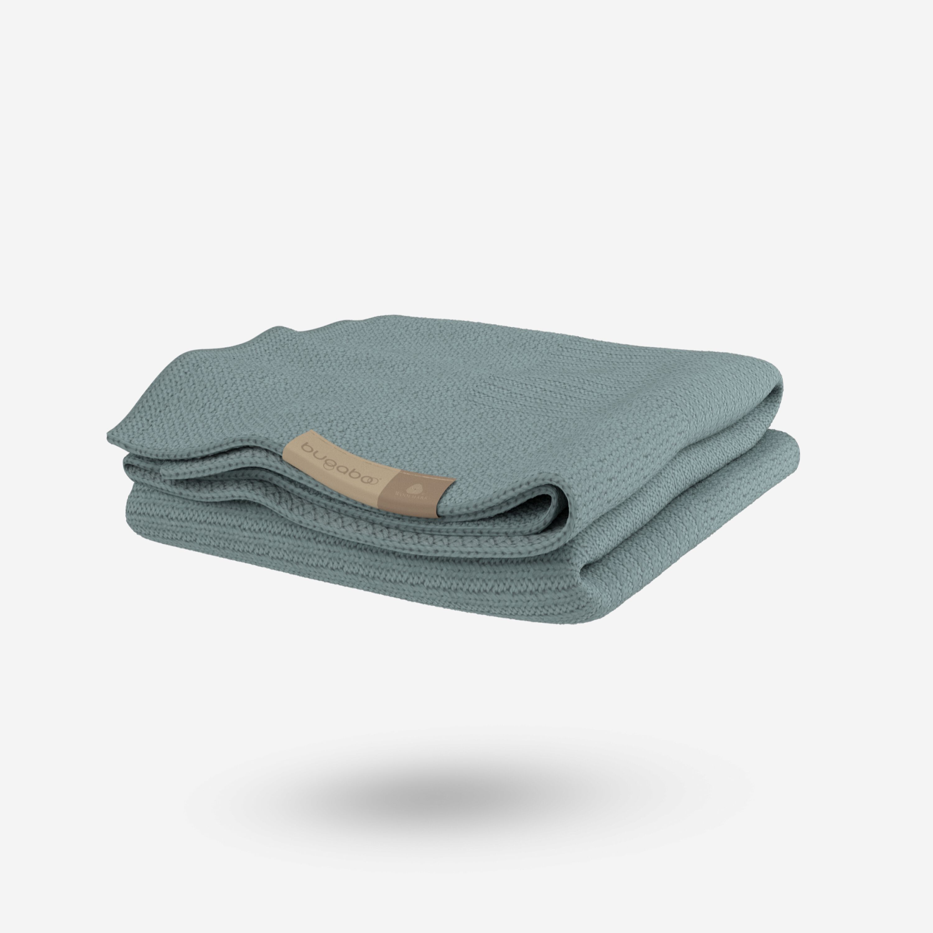 Bugaboo Soft Wool Blanket PETROL BLUE MELANGE - Main Modal Image Slide 8 of 8
