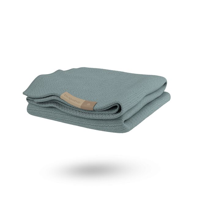 Bugaboo Soft Wool Blanket PETROL BLUE MELANGE - Main Image Slide 8 of 8