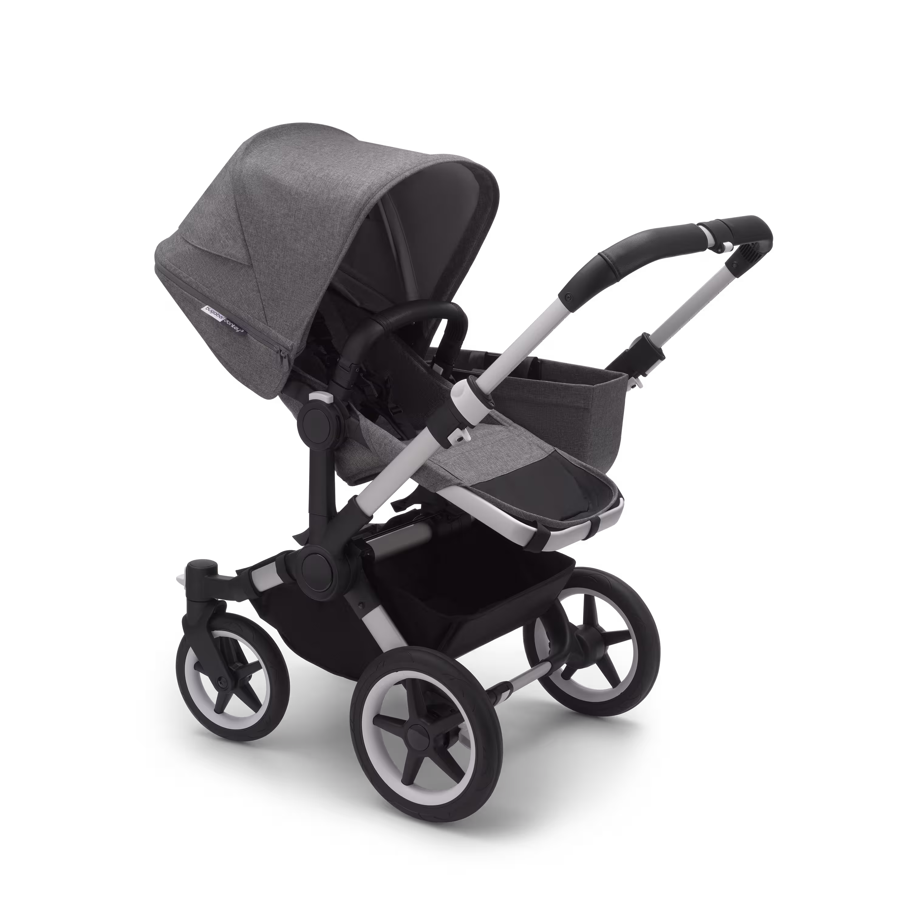 Bugaboo Donkey 3 mono complete | ALU/GREY MELANGE-GREY MELANGE - Main Modal Image Slide 3 of 4