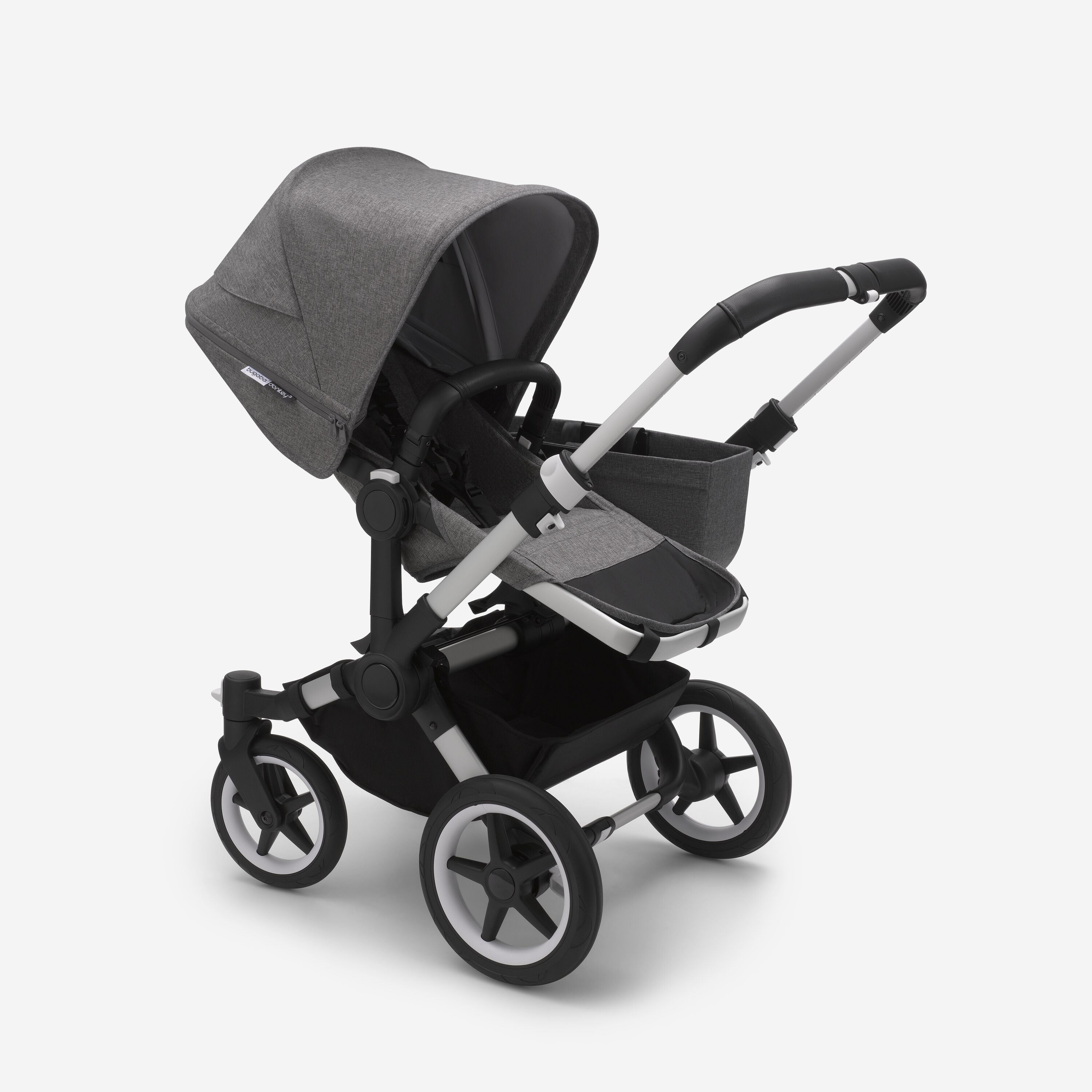 Bugaboo Donkey 3 mono complete | ALU/GREY MELANGE-GREY MELANGE - Main Modal Image Slide 3 of 4