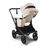 Bugaboo Donkey 5 Mono 2-in-1 pram black base, desert taupe fabrics, desert taupe sun canopy - Thumbnail Slide 4 of 12