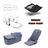 Bugaboo Fox style set UK BLUE MELANGE - Thumbnail Slide 1 of 1