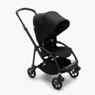 Bugaboo Bee 6 seat stroller black sun canopy, black fabrics, black chassis