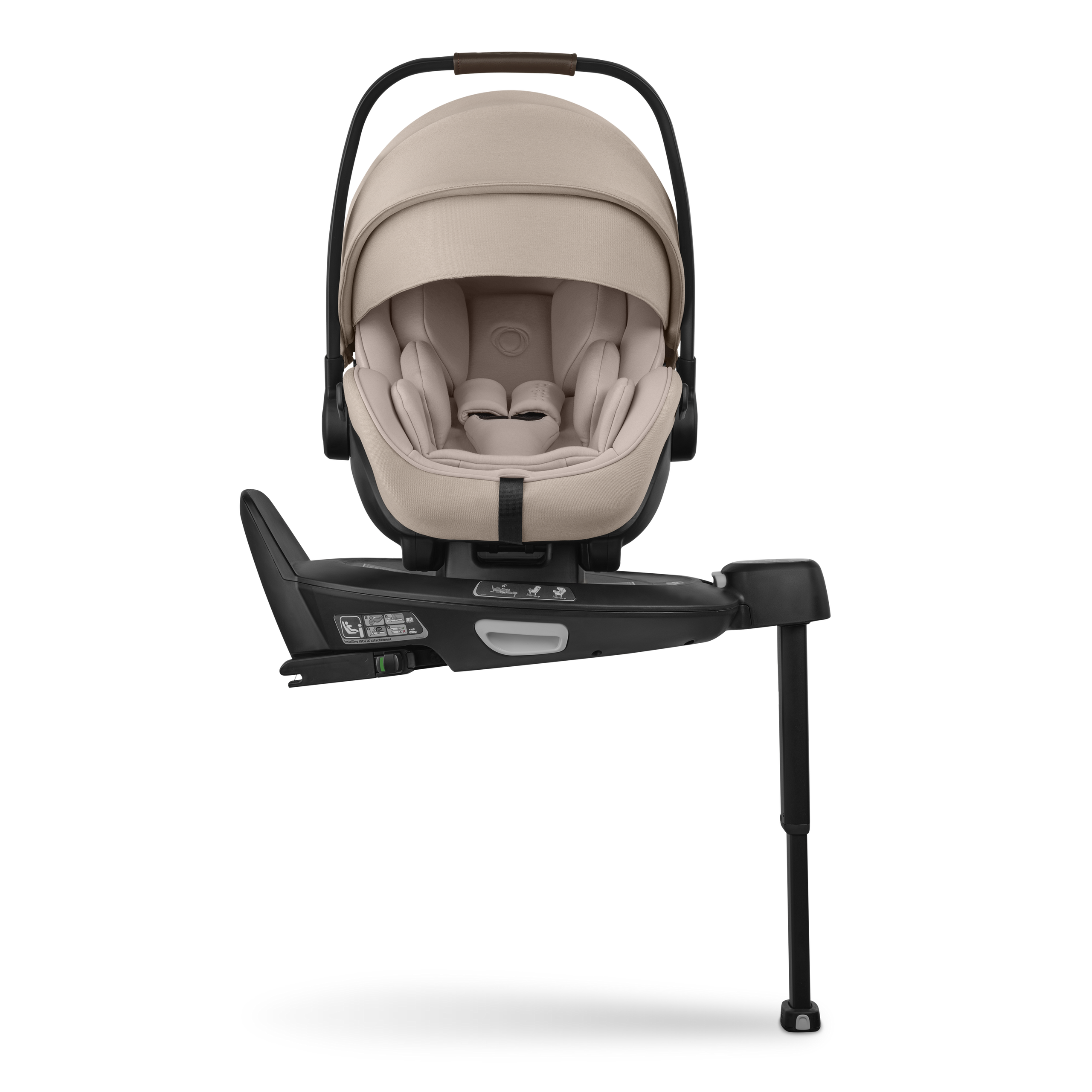 Bugaboo Otter with 360 ISOFIX Base by Nuna Desert taupe melange - Thumbnail Slide 3 of 6