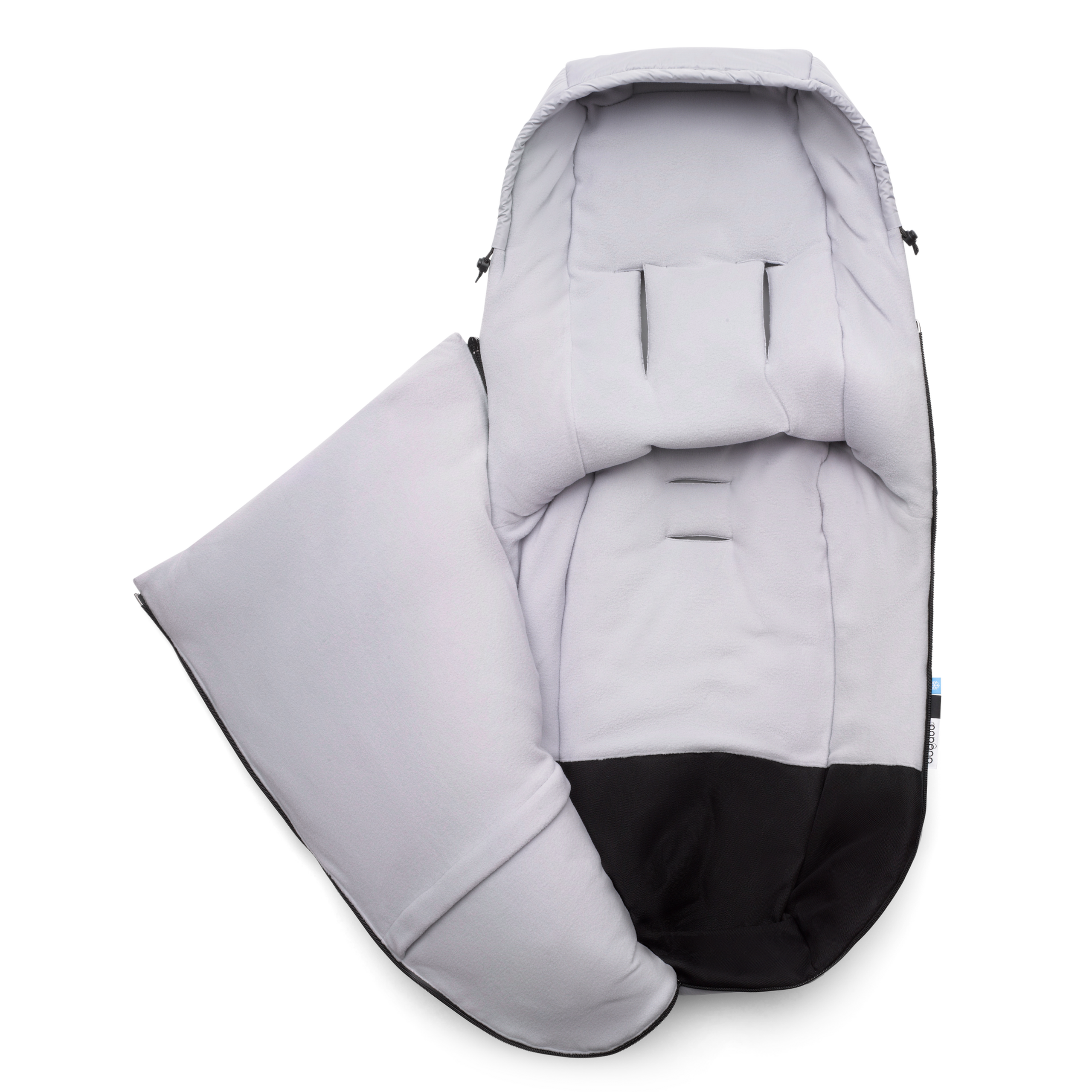 Refurbished Bugaboo performance winter footmuff MISTY GREY - Thumbnail Slide 5 of 6