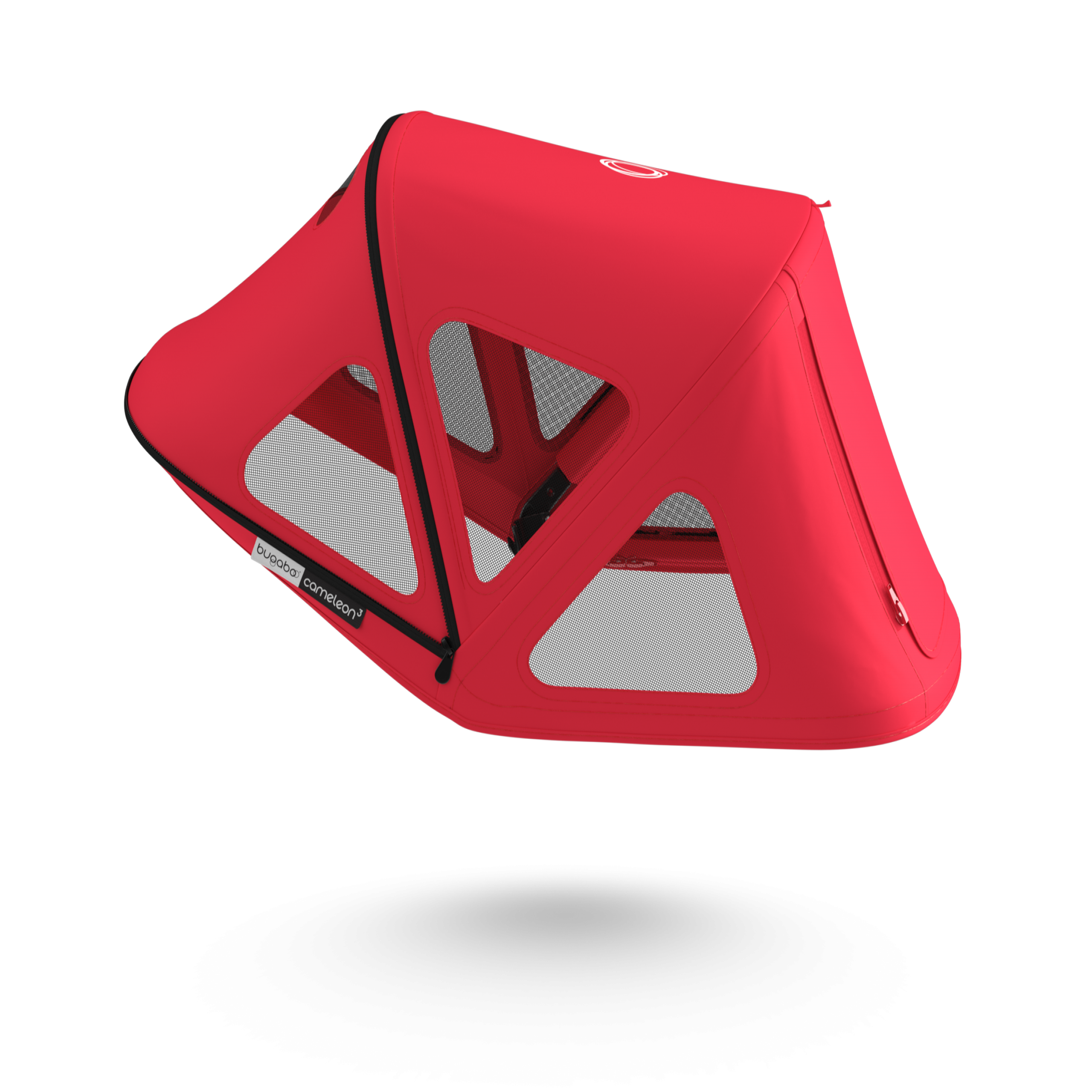 Bugaboo Fox/Cameleon3 breezy sun canopy NEON RED - Thumbnail Slide 2 of 8