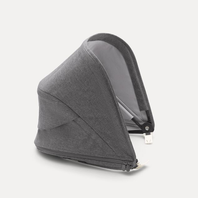 Refurbished Bugaboo Bee6 sun canopy GREY MELANGE - Main Image Slide 1 of 23