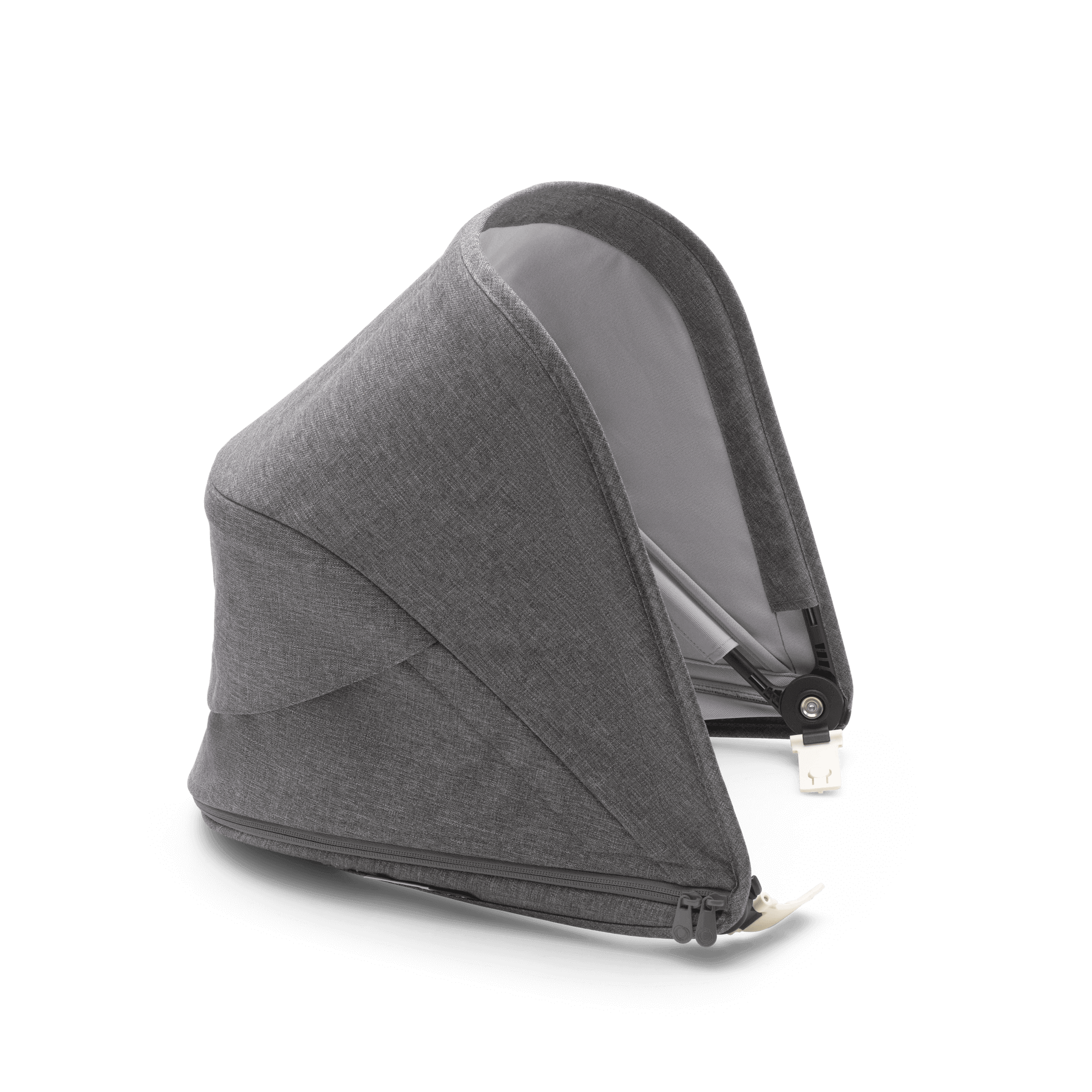 Refurbished Bugaboo Bee6 sun canopy GREY MELANGE - Thumbnail Slide 1 of 23
