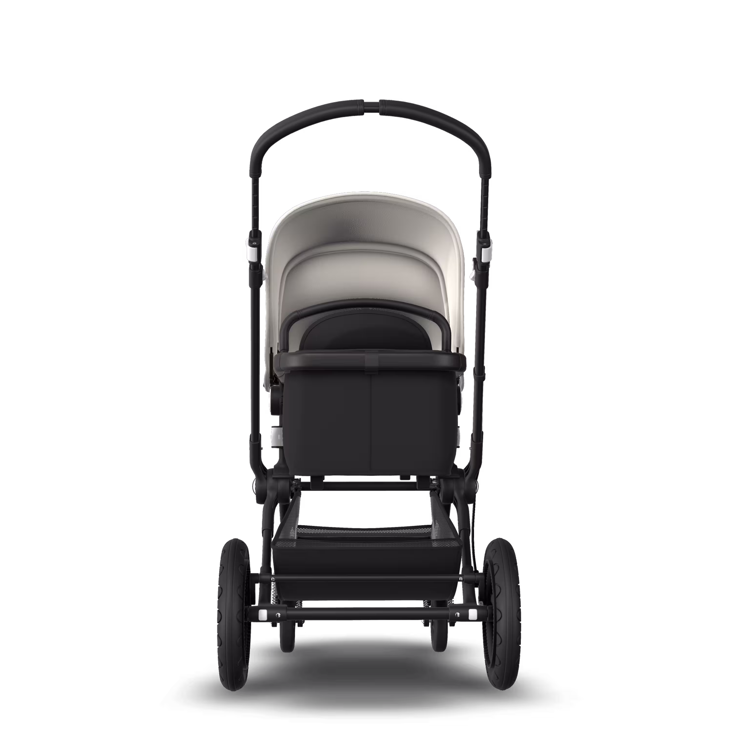 Bugaboo Cameleon 3 Plus seat and bassinet stroller fresh white sun canopy, black fabrics, black base - Main Modal Image Slide 3 of 9