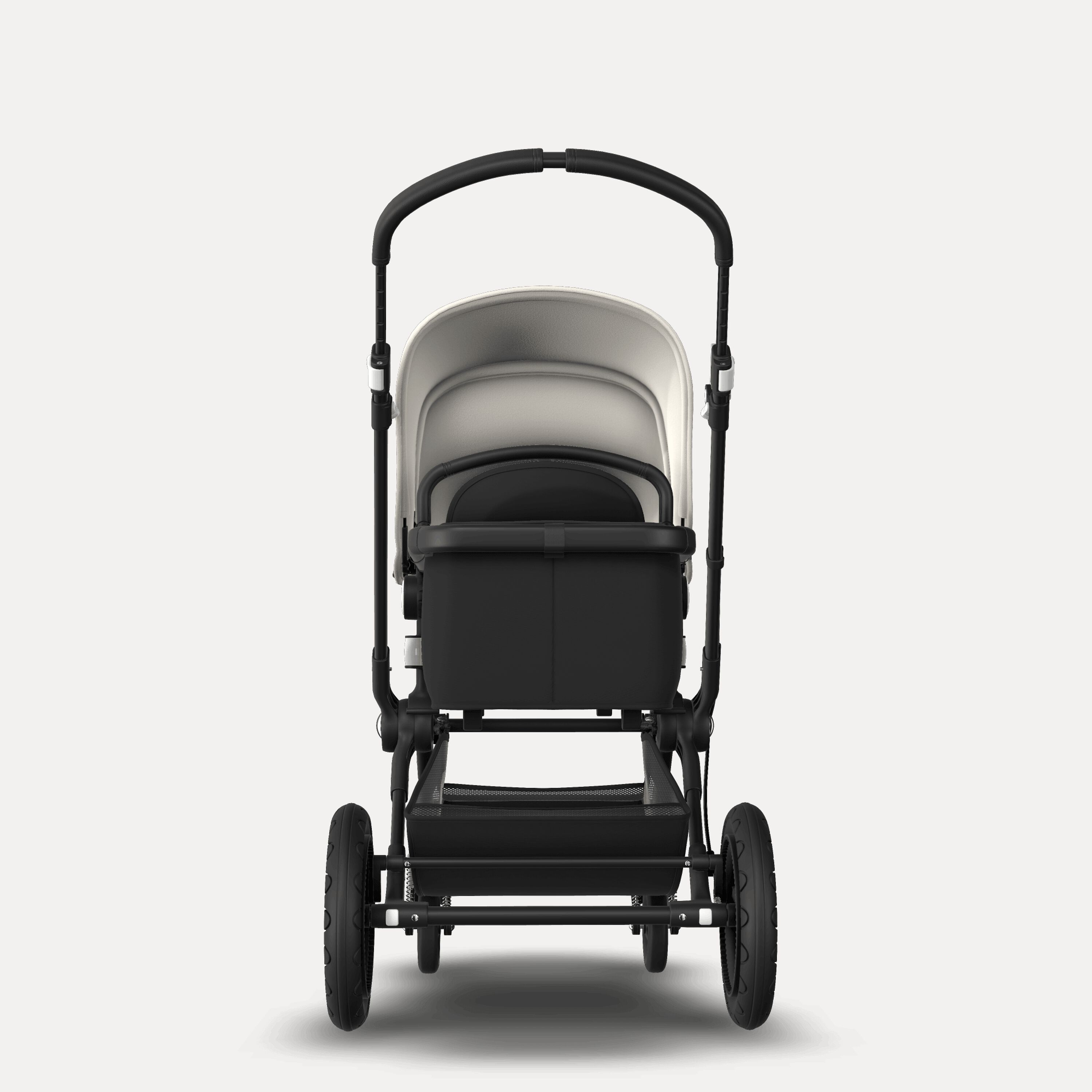 Bugaboo Cameleon 3 Plus seat and bassinet stroller fresh white sun canopy, black fabrics, black base - Main Modal Image Slide 3 of 9
