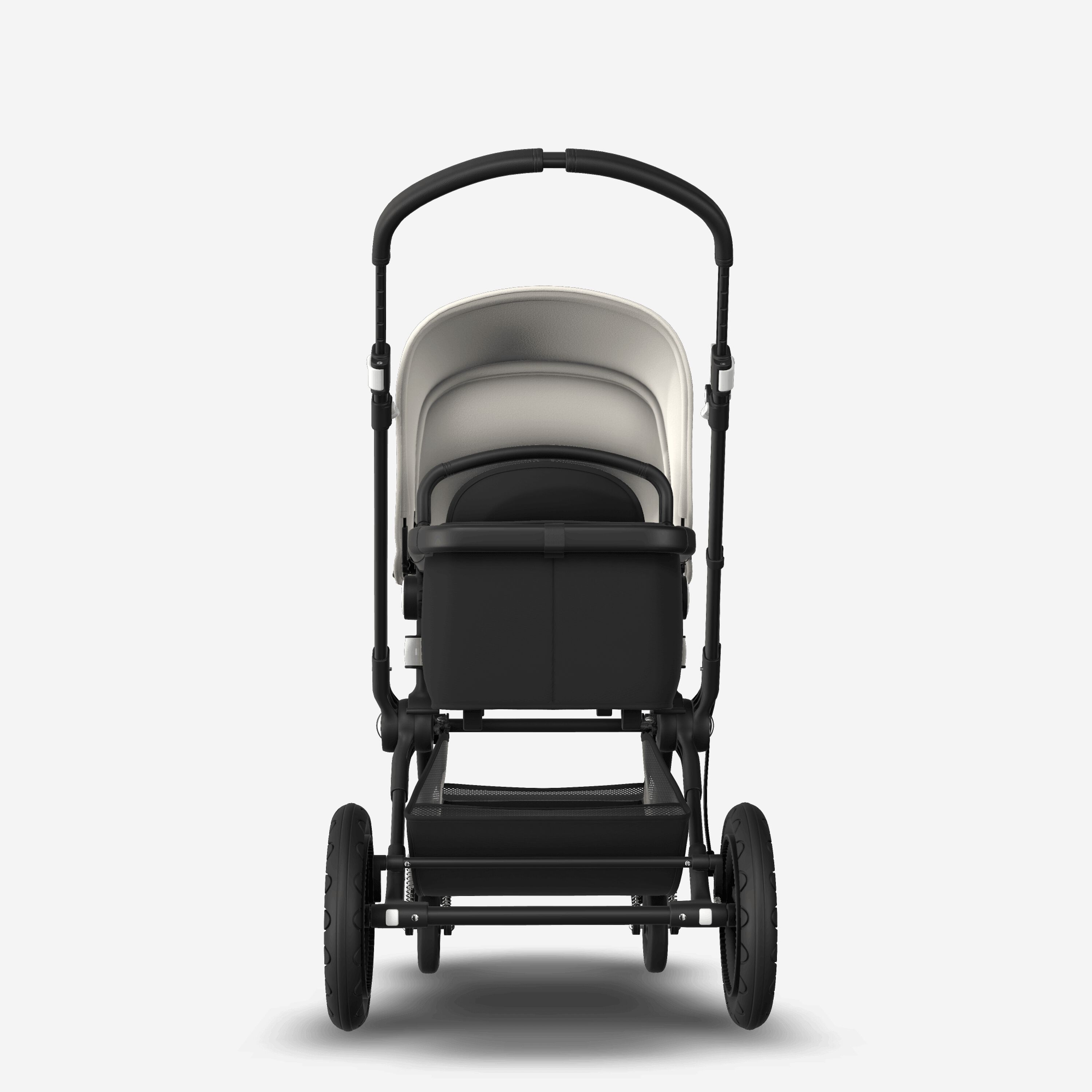 Bugaboo Cameleon 3 Plus seat and bassinet stroller fresh white sun canopy, black fabrics, black base - Main Modal Image Slide 3 of 9
