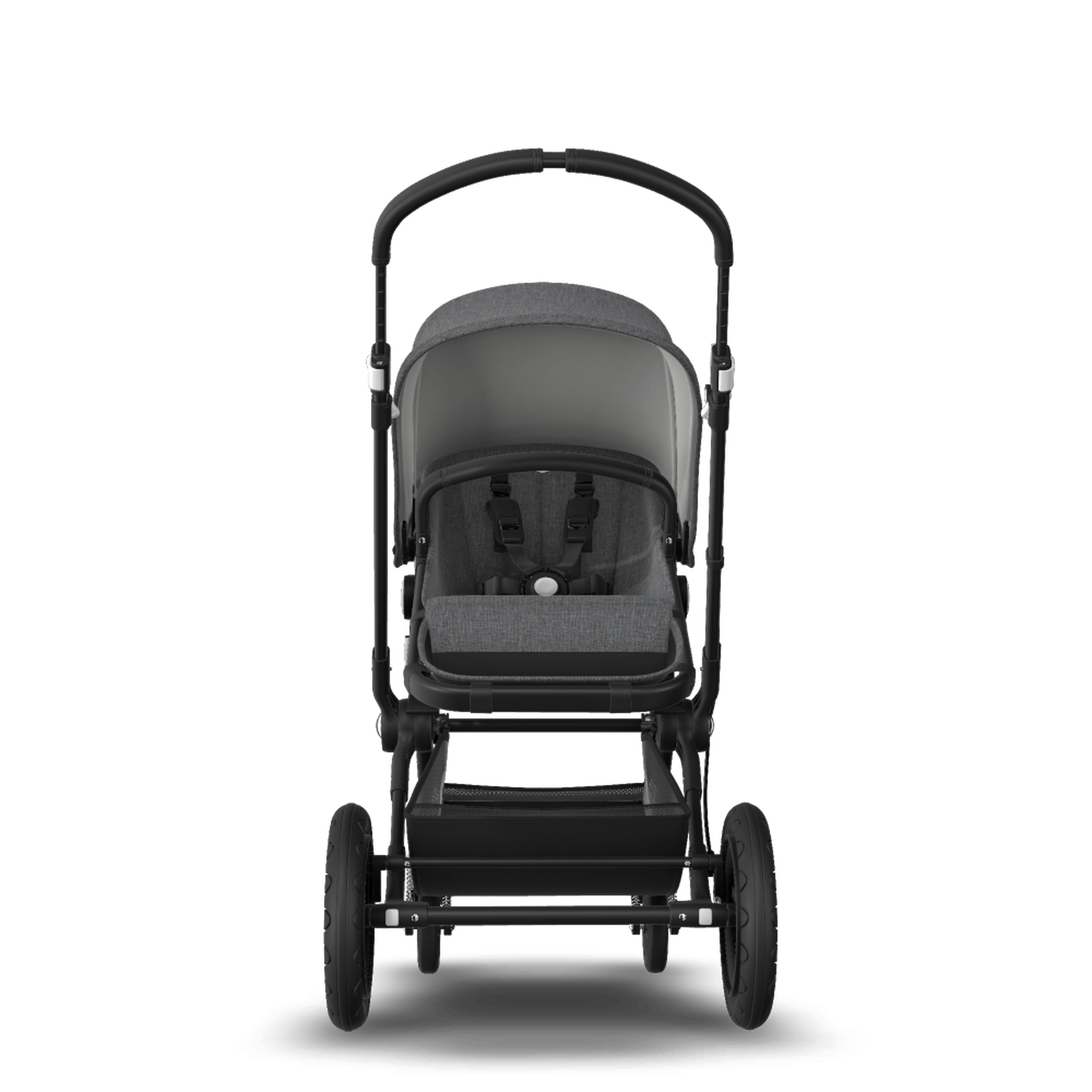 Refurbished Bugaboo Cameleon3plus complete BLACK/GREY MELANGE-GREY MELANGE - Thumbnail Slide 6 of 9