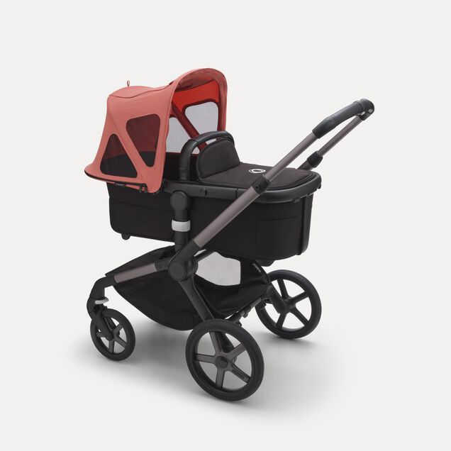 Bugaboo Fox/Cameleon3/Lynx breezy sun canopy v2 SUNRISE RED - Main Image Slide 2 of 7