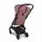 Bugaboo Butterfly 2 Plus travel stroller black base, dusty pink fabrics, dusty pink sun canopy - Thumbnail Slide 3 of 12