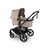 Bugaboo x Konges SlØjd limited edition Fox 5 Renew 2-in-1 stroller black base, desert taupe melange fabrics, desert taupe melange sun canopy - Thumbnail Slide 2 of 12