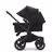 Bugaboo Donkey 5 Duo double stroller black base, midnight black fabrics, midnight black sun canopy - Thumbnail Slide 2 of 11